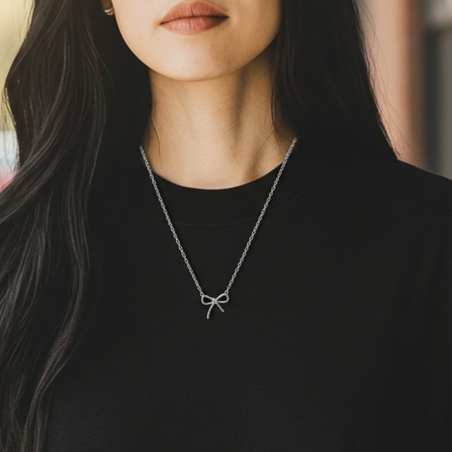 Eternal Ribbon Necklace
