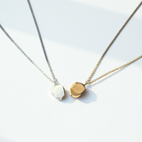 【ステンレス 刻印無料 ネックレス】Organic Pebble Necklace