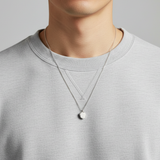 【ステンレス 刻印無料 ネックレス】Organic Pebble Necklace