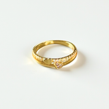 【シルバー925 レディース リング】Pure Heart Gem Ring