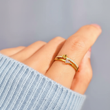 【シルバー925 レディース リング】Pure Heart Gem Ring