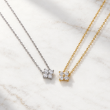 【シルバー925 レディース ネックレス】Star Bloom Necklace