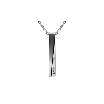 【ステンレス  ツイストバー ネックレス】Twist Bar Necklace